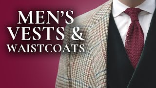 Mens Waistcoats amp Vests  What They Are amp How to Wear Them [upl. by Paley]