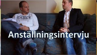 Anställningsintervju  tre tips [upl. by Notlih]