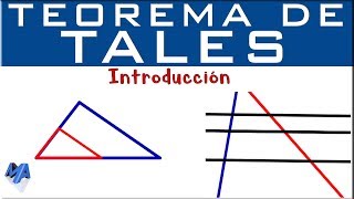 Teorema de Tales  Introducción [upl. by Esinad]