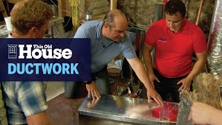 How to Install Ductwork  This Old House [upl. by Landis986]