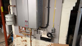 Tankless water heater install [upl. by Atalayah]