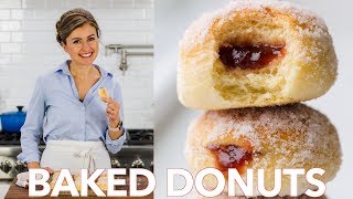 How To Make Baked Donuts Recipe Filled With Jam [upl. by Lorianne]