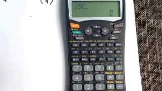 Combinations using your Sharp EL531W calculator [upl. by Nnylhsa972]