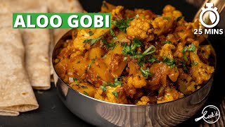 Tasty Aloo Gobi Recipe  Homestyle Cauliflower and Potato Fry  Cookd [upl. by Yim]