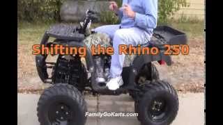 Shifting the Rhino 250 ATV [upl. by Haldeman316]