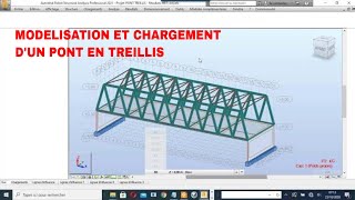 TUT0ROBOT STRUCTURAL ANALYSIS 2021ETUDE DUN PONT EN TREILLIS 1 [upl. by Yarahs]