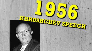 1956  Khrushchev delivers his secret speech  Jamie Sheas NATO History Class [upl. by Ocihc]