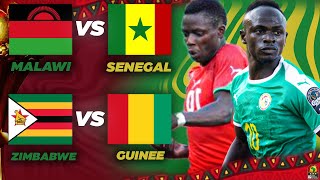 🔴🇲🇼🇸🇳MALAWI  SENEGAL   ZIMBABWE  GUINEE CAN [upl. by Arinayed]