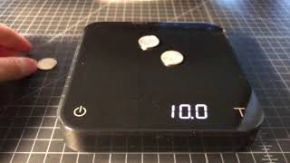 How to calibrate your scale with a nickel Whats a nickel weigh [upl. by Ordnas]