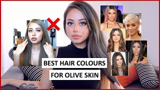 Olive Yellow Tan Medium Skin tones  What Hair Colours Look Best on You  Demo [upl. by Fitzgerald]