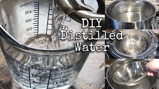 How to make Distilled Water at home [upl. by Koblick146]