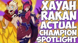 Rakan and Xayah Special Interactions [upl. by Lauhsoj710]