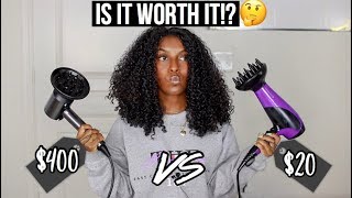 DIFFUSER BATTLE ON CURLY HAIR Dyson Supersonic VS Remington [upl. by Garland]