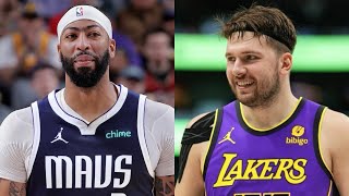 MAVS TRADE LUKA DONCIC TO LAKERS FOR ANTHONY DAVIS [upl. by Femmine]