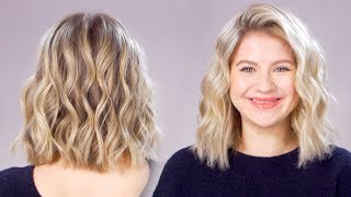 Updated Beachy Waves Short Hair Tutorial [upl. by Nugent]