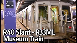 ⁴ᴷ R40 Slant  R33ML Museum Train Transfer Action [upl. by Asiluy]