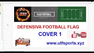 FOOTBALL FLAG COVER 1 defensa EN TOCHO BANDERA utf sports Aprende sobre flag football [upl. by Agler464]