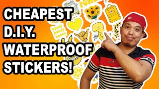 HOW TO PRINT WATERPROOF STICKERS WITHOUT PHOTO TOP amp ECOSOL PRINTER  Marlon Ubaldo [upl. by Linea314]