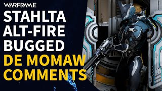 Warframe Stahlta Alt Fire Bug with Shock Rifle Skin [upl. by Eicirtap]