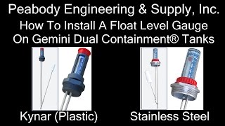 How To Install Level Gauge Manual Float Type [upl. by Daryle]