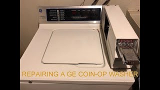 Repairing a GE Coin Operated Washer [upl. by Retsevlis]