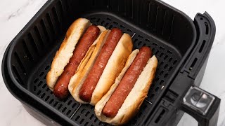 Air Fryer Hot Dogs with Time amp Temp [upl. by Atsocal]