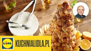 Ptysiowa piramida croquembouche  Paweł Małecki  Przepisy Kuchni Lidla [upl. by Vanhook618]