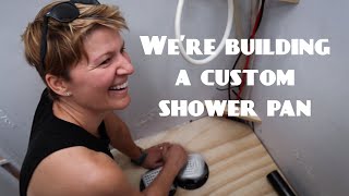 Reconstructing the Shower  RV Renovation [upl. by Htiffirg260]