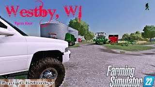 FS22 Westby WI Ep1 farm tour [upl. by Nigel]