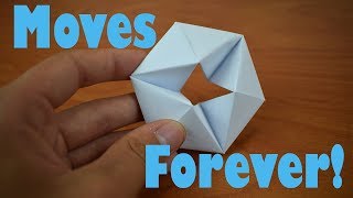 How to fold an Origami Moving Flexagon  Better than a fidget spinner [upl. by Bannerman]