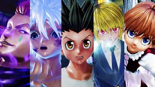 All Hunter X Hunter Characters Special Attacks amp Awakenings  JUMP FORCE [upl. by Naryb]