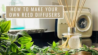 How To Make Your Own Reed Diffusers [upl. by Adnamra]