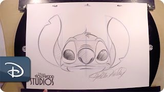 HowTo Draw Stitch  Walt Disney World [upl. by Peedsaj528]