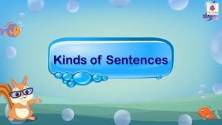 Kinds Of Sentences  English Grammar amp Composition Grade 4  Periwinkle [upl. by Robbert138]