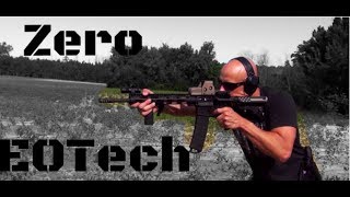 How To Zero An EOTech Holographic Sight HD [upl. by Eveam]