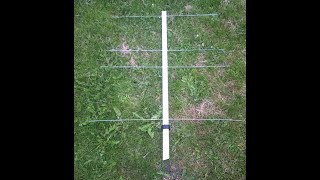 A Homebrew Four Element 2 Metre Portable Yagi Antenna [upl. by Nohj]