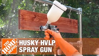 HVLP Paint Spray Gun  The Home Depot [upl. by Adnol]