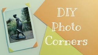 Simple DIY Photo Corners [upl. by Nemzaj]