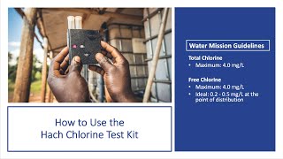 How to Use the Hach Chlorine Test Kit [upl. by Leipzig]