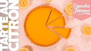 Tarte au Citron AKA Lemon Tart Recipe  Cupcake Jemma [upl. by Ayotan]