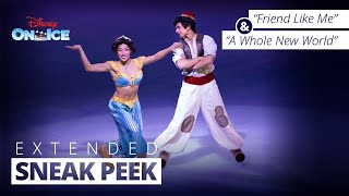 Friend Like Me amp A Whole New World  Disneys Aladdin Live  Disney On Ice full performance [upl. by Vijar]