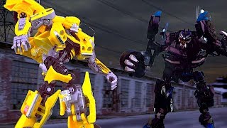 Barricade vs Bumblebee Transformers stop motion [upl. by Anrehs]