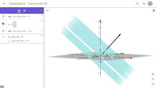 MCV4U Léquation cartésienne dun plan dans Geogebra 3D [upl. by Alor]