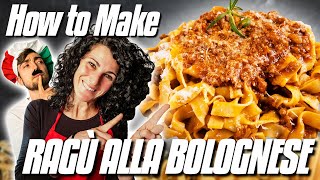 Ragu Alla Bolognese Recipe  How to Make Authentic Bolognese Sauce [upl. by Lam]