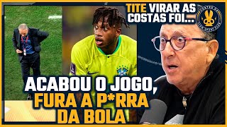 GALVÃO Bueno SINCERO sobre eliminação do BRASIL [upl. by Nirihs]