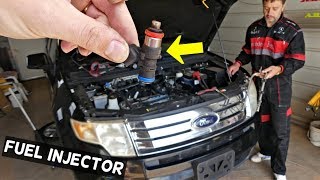 FUEL INJECTOR REPLACEMENT FORD EDGE 35 TAURUS FUSION FLEX LINCOLN MKX MKZ [upl. by Linda]