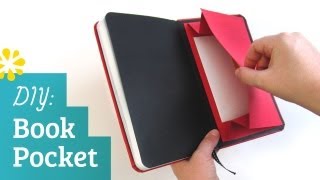 DIY Book Pocket  Sea Lemon [upl. by Raseac]