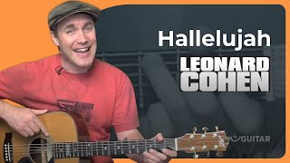 Hallelujah by Leonard Cohen  Easy Guitar Lesson [upl. by Luelle]