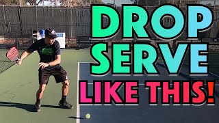 NEW 2021 Pickleball Serve Rules PLUS Drop Serve TUTORIAL [upl. by Kurzawa]