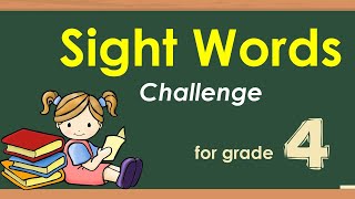 Sight Words for Grade 4 with Teacher Calai [upl. by Brill884]